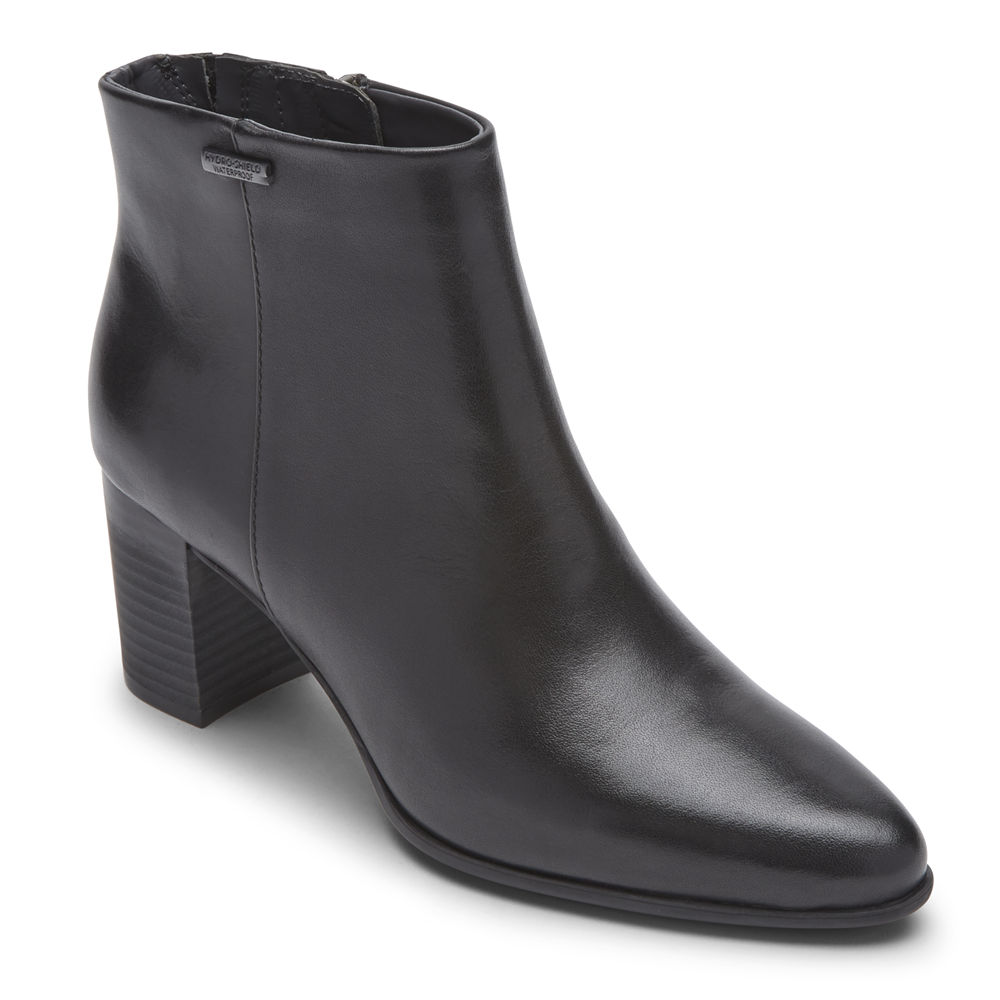 Rockport Singapore Womens Booties - Camdyn Black - HV0867591